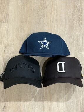 Cowboys Navy Star Men's SnapBack Hats